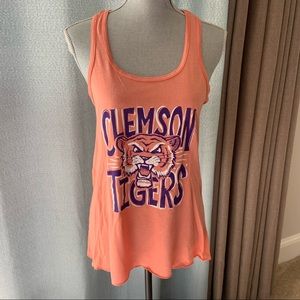Light Orange Clemson tank top